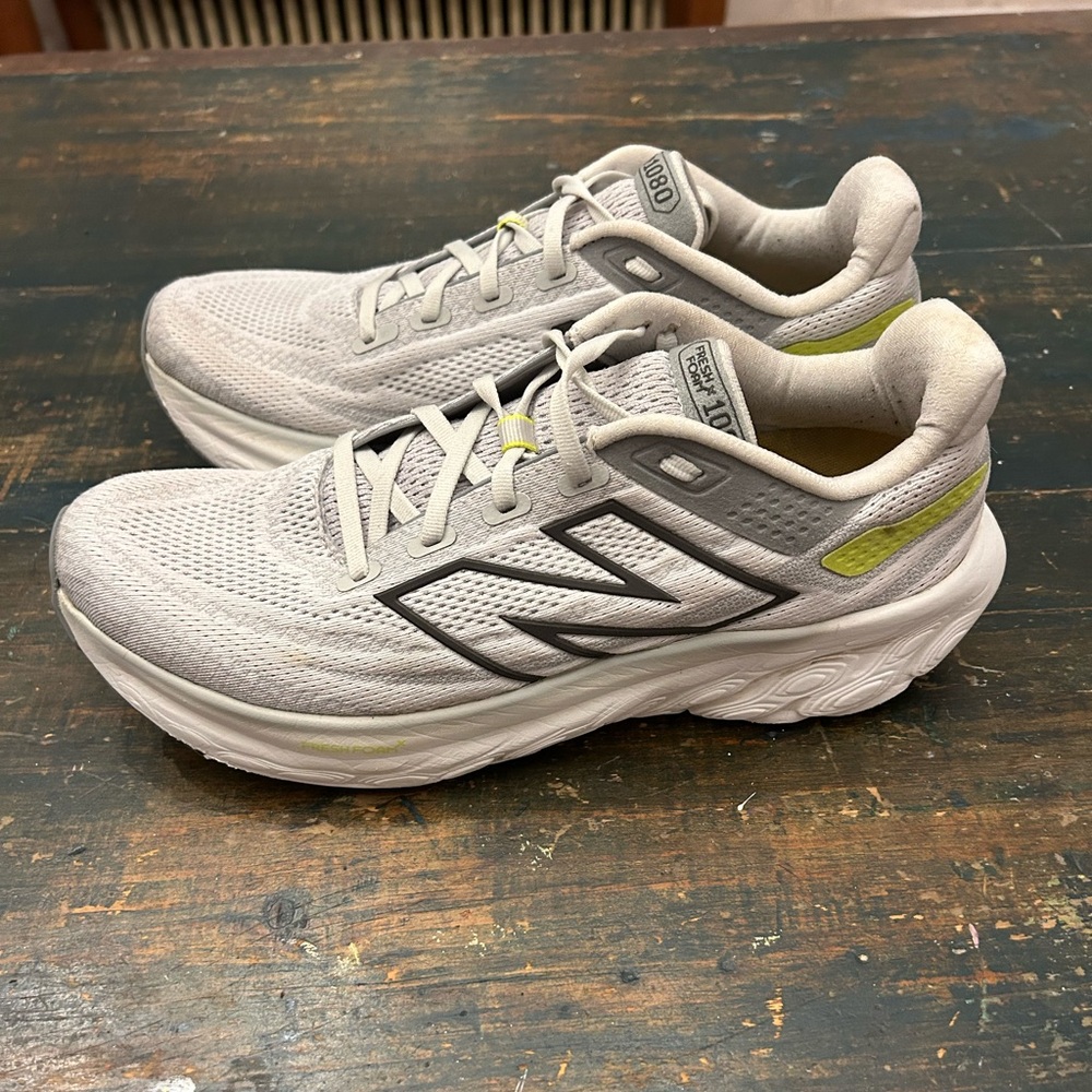 New Balance Fresh Foam X 1080 V13  Size 10D White Men Running Shoes M1080I13-2E